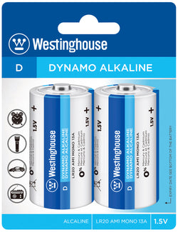 Dynamo Alkaline D 2 Pack