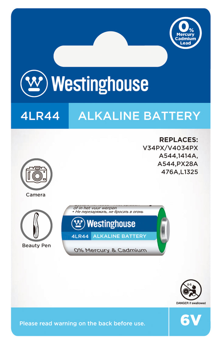 Westinghouse Alkaline - 4LR44  6volt