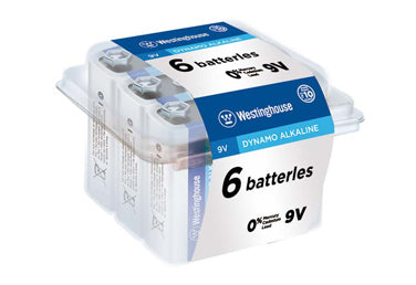 Westinghouse Dynamo Alkaline 9Volt - 6 Pack