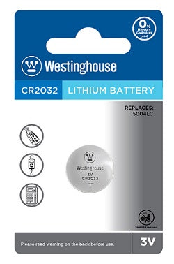 Westinghouse Lithium Button Cells – CR2032-BP1