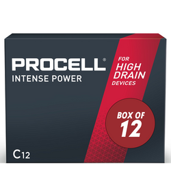 PROCELL 1.5V PX-1400 INTENSE POWER C ALKALINE BATTERY BOX OF 12