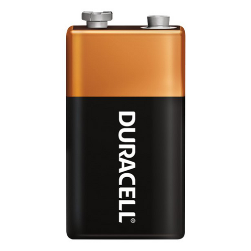 Duracell 9V MN-1604 Coppertop Alkaline Battery, Box of 12