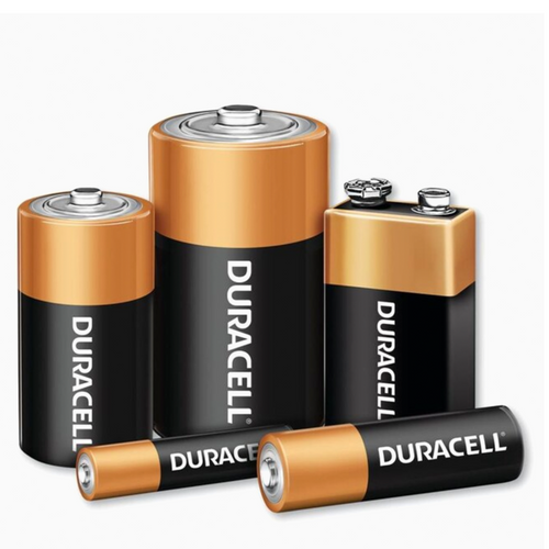 Duracell 1.5V Size D MN-1300 Coppertop Alkaline Battery, Box of 12